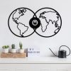 Elegant Black Wall Lamp, Metal Body, 10 x 12 cm, Height 100 cm, E14 Max 40W, IP20 | Glamorous Hotel-Style Lighting for Modern Spaces
