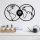 Elegant Black Wall Lamp, Metal Body, 10 x 12 cm, Height 100 cm, E14 Max 40W, IP20 | Glamorous Hotel-Style Lighting for Modern Spaces