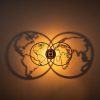 Elegant Black Wall Lamp, Metal Body, 10 x 12 cm, Height 100 cm, E14 Max 40W, IP20 | Glamorous Hotel-Style Lighting for Modern Spaces