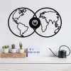 Elegant Black Wall Lamp, Metal Body, 10 x 12 cm, Height 100 cm, E14 Max 40W, IP20 | Glamorous Hotel-Style Lighting for Modern Spaces