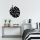 Elegant Black Wall Lamp, Metal Body, 10 x 12 cm, Height 100 cm, E14 Max 40W, IP20 | Glamorous Hotel-Style Lighting for Modern Spaces