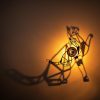 Elegant Black Wall Lamp, Metal Body, 10 x 12 cm, Height 100 cm, E14 Max 40W, IP20 | Glamorous Hotel-Style Lighting for Modern Spaces