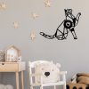Elegant Black Wall Lamp, Metal Body, 10 x 12 cm, Height 100 cm, E14 Max 40W, IP20 | Glamorous Hotel-Style Lighting for Modern Spaces