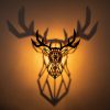 Elegant Black Wall Lamp, Metal Body, 10 x 12 cm, Height 100 cm, E14 Max 40W, IP20 | Glamorous Hotel-Style Lighting for Modern Spaces