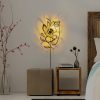 Elegant Black Wall Lamp, Metal Body, 10 x 12 cm, Height 100 cm, E14 Max 40W, IP20 | Glamorous Hotel-Style Lighting for Modern Spaces
