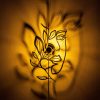 Elegant Black Wall Lamp, Metal Body, 10 x 12 cm, Height 100 cm, E14 Max 40W, IP20 | Glamorous Hotel-Style Lighting for Modern Spaces