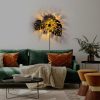 Elegant Black Wall Lamp, Metal Body, 10 x 12 cm, Height 100 cm, E14 Max 40W, IP20 | Glamorous Hotel-Style Lighting for Modern Spaces