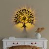 Elegant Black Wall Lamp, Metal Body, 10 x 12 cm, Height 100 cm, E14 Max 40W, IP20 | Glamorous Hotel-Style Lighting for Modern Spaces