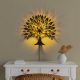 Elegant Black Wall Lamp, Metal Body, 10 x 12 cm, Height 100 cm, E14 Max 40W, IP20 | Glamorous Hotel-Style Lighting for Modern Spaces