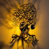Elegant Black Wall Lamp, Metal Body, 10 x 12 cm, Height 100 cm, E14 Max 40W, IP20 | Glamorous Hotel-Style Lighting for Modern Spaces