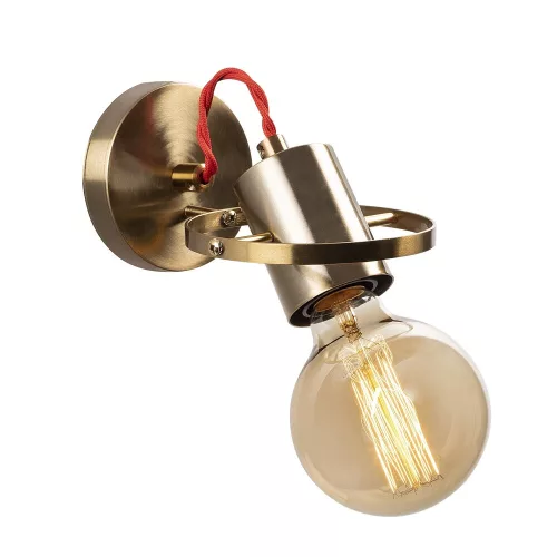 Vintage Glam wall lamp, metal housing, 12 x 17 cm, height: 13 cm, E27 socket Max 40W, IP20 | Elegant lighting for home decoration, perfect for living room and bedroom atmosphere