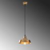 Glam Scandinavian Chandelier, Gold Metal Body, 22 x 22 cm, Height 107 cm, 90 cm Cable, E27 Socket Max 40W, IP20 | Elegant Lighting for Modern Home Décor & Stylish Spaces, Perfect for Any Room