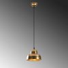 Glamorous Scandinavian Chandelier, Gold Metal Body, 20 x 20 cm, Height 111 cm, 90 cm Cable, E27 Socket Max 40W, IP20 | Elegant Lighting for Modern Home Décor & Stylish Spaces