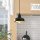 Industrial Scandinavian Chandelier, Black Metal Body, 19 x 19 cm, Height 108 cm, 90 cm Cable, E27 Socket Max 40W, Stylish Lighting for Modern Home & Office Spaces, Elegant & Functional Design