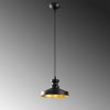 Industrial Scandinavian Chandelier, Black Metal Body, 22 x 22 cm, Height 109 cm, 90 cm Cable, E27 Socket Max 40W, Stylish Lighting for Modern Home & Office Spaces, Elegant & Functional Design