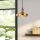 Glam Scandinavian Chandelier, Gold Metal Body, 22 x 22 cm, Height 109 cm, 90 cm Cable, E27 Socket Max 40W, IP20 | Elegant Lighting for Modern Home Décor & Stylish Interiors