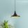 Industrial Scandinavian Chandelier, Black Metal Body, 30 x 30 cm, Height 113 cm, 90 cm Cable, E27 Socket Max 40W, Stylish Lighting for Modern Home & Office Spaces, Elegant & Functional Design