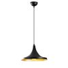 Industrial Scandinavian Chandelier, Black Metal Body, 30 x 30 cm, Height 113 cm, 90 cm Cable, E27 Socket Max 40W, Stylish Lighting for Modern Home & Office Spaces, Elegant & Functional Design