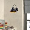 Industrial Scandinavian Wall Lamp, Black Metal Body, 20 x 27 cm, Height 24 cm | E27 Socket, Max 40W | Stylish & Functional Lighting for Modern Home Decor, Perfect for Living Room & Bedroom