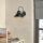 Industrial Scandinavian Wall Lamp, Black Metal Body, 20 x 27 cm, Height 24 cm | E27 Socket, Max 40W | Stylish & Functional Lighting for Modern Home Decor, Perfect for Living Room & Bedroom
