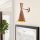 Elegant Gold Wall Lamp, Metal Body, 19 x 25 cm, Height: 39 cm | E27 Socket, Max 40W | Glam & Scandinavian Design, Perfect for Living Room, Bedroom, or Office Decor | IP20 Rated for Indoor Use