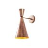 Elegant Gold Wall Lamp, Metal Body, 19 x 25 cm, Height: 39 cm | E27 Socket, Max 40W | Glam & Scandinavian Design, Perfect for Living Room, Bedroom, or Office Decor | IP20 Rated for Indoor Use