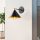 Industrial Scandinavian Wall Lamp, Black Metal Body, 19 x 26 cm, Height: 20 cm, E27 Socket Max 40W, IP20 | Stylish Lighting for Modern Home Decor, Perfect for Living Room & Bedroom Ambiance