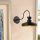Industrial Scandinavian Wall Lamp, Black Metal Body, 22 x 42 cm, Height: 23 cm, E27 Socket Max 40W, IP20 Rated | Stylish Lighting for Modern Home Decor & Workspaces, Durable & Elegant Design