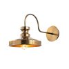 Elegant Gold Wall Lamp, Metal Body, 22 x 42 cm, Height: 23 cm | E27 Socket, Max 40W | IP20 Rated | Perfect for Glam & Scandinavian Decor, Stylish Lighting for Living Room & Bedroom