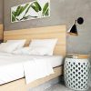 Scandinavian Wall Lamp, Black Metal Body, 19 x 27 x 27 cm | E27 Socket, Max 40W | Stylish & Functional Lighting for Modern Home Decor, IP20 Rated, Perfect for Living Room & Bedroom Ambiance