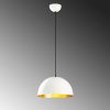 Scandinavian Chandelier, White Iron Body, 30 x 30 cm, Height 111 cm, 90 cm Cable, E27 Socket Max 40W, Elegant & Modern Design for Home Decor, Perfect for Living Room & Dining Areas