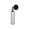 Stylish Black Wall Lamp, Metal Body, 8 x 16 x 40 cm | E27 Socket, Max 40W | IP20 Rated, Perfect for Modern Home Decor & Ambient Lighting | Elegant Design for Living Room & Bedroom