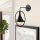 Industrial Black Wall Lamp, Metal Body, 25 x 29 cm, Height: 38 cm | E27 Socket, Max 40W | IP20 Rated | Scandinavian Design for Modern Home Decor, Elegant & Functional Lighting Solution