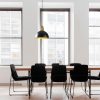 Elegant Black Chandelier, 30 x 30 cm, Height 124 cm | Metal Body, E27 Socket Max 40W | 90 cm Cable | Glam Scandinavian Design, Perfect for Modern Living Rooms & Dining Areas, Stylish & Functional Lighting