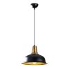 Elegant Black Chandelier, 32 x 32 cm, Height 120 cm | Metal Body, E27 Socket Max 40W | 90 cm Cable | Glam Scandinavian Design, Perfect for Modern Living Rooms & Dining Areas, Stylish & Functional Lighting