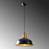 Elegant Black Chandelier, 32 x 32 cm, Height 120 cm | Metal Body, E27 Socket Max 40W | 90 cm Cable | Glam Scandinavian Design, Perfect for Modern Living Rooms & Dining Areas, Stylish & Functional Lighting