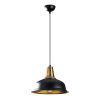 Elegant Black Chandelier, 32 x 32 cm, Height 120 cm | Metal Body, E27 Socket Max 40W | 90 cm Cable | Glam Scandinavian Design, Perfect for Modern Living Rooms & Dining Areas, Stylish & Functional Lighting
