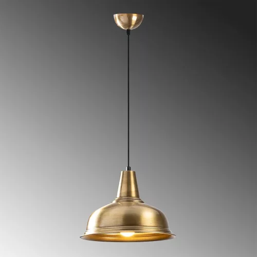 Elegant gold chandelier, 32 x 32 cm, height 120 cm | Durable iron body, E27 Socket Max 40W | Stylish Scandinavian design, perfect for charming home decor | 90 cm cable length, IP20 rating