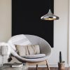 Elegant Scandinavian Chandelier, Silver Metal Body, 35 x 35 cm, Height 116 cm, 90 cm Cable, E27 Max 40W, IP20 | Perfect for Glam Home Decor & Modern Living Spaces, Stylish & Functional Lighting