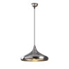 Elegant Scandinavian Chandelier, Silver Metal Body, 35 x 35 cm, Height 116 cm, 90 cm Cable, E27 Max 40W, IP20 | Perfect for Glam Home Decor & Modern Living Spaces, Stylish & Functional Lighting
