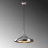 Elegant Scandinavian Chandelier, Silver Metal Body, 35 x 35 cm, Height 116 cm, 90 cm Cable, E27 Max 40W, IP20 | Perfect for Glam Home Decor & Modern Living Spaces, Stylish & Functional Lighting