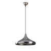 Elegant Scandinavian Chandelier, Silver Metal Body, 35 x 35 cm, Height 116 cm, 90 cm Cable, E27 Max 40W, IP20 | Perfect for Glam Home Decor & Modern Living Spaces, Stylish & Functional Lighting