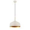 Scandinavian Chandelier, White Metal Body, 30 x 30 cm, Height 126 cm, 90 cm Cable, E27 Socket Max 40W, Elegant & Modern Design for Home Décor, IP20 Rated, Perfect for Living Room & Dining Areas