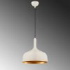 Scandinavian Chandelier, White Metal Body, 30 x 30 cm, Height 126 cm, 90 cm Cable, E27 Socket Max 40W, Elegant & Modern Design for Home Décor, IP20 Rated, Perfect for Living Room & Dining Areas