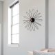 Stylish Black Wall Lamp, Metal Body, 58 x 12 x 58 cm | E27 Socket, Max 40W | IP20 Rated | Elegant Floral Design for Modern Home Decor, Perfect for Living Room & Bedroom Lighting
