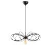 Elegant Black Wall Lamp, Metal Body, 10 x 12 cm, Height 100 cm, E14 Max 40W, IP20 | Glamorous Hotel-Style Lighting for Modern Spaces