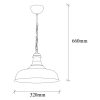 Glam Scandinavian Chandelier, Gold Metal Body, 32 x 32 cm, Height 66 cm, 90 cm Cable, E27 Socket Max 40W, IP20 | Elegant Lighting for Modern Homes, Perfect for Living Room & Dining Areas