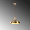 Glam Scandinavian Chandelier, Gold Metal Body, 32 x 32 cm, Height 66 cm, 90 cm Cable, E27 Socket Max 40W, IP20 | Elegant Lighting for Modern Homes, Perfect for Living Room & Dining Areas
