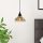 Scandinavian Style Chandelier, Black Metal Body, 20 x 20 cm, Height 108 cm, 90 cm Cable, E27 Socket Max 40W, IP20 | Elegant Lighting for Modern Home Décor & Dining Spaces
