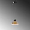 Scandinavian Style Chandelier, Black Metal Body, 20 x 20 cm, Height 108 cm, 90 cm Cable, E27 Socket Max 40W, IP20 | Elegant Lighting for Modern Home Décor & Dining Spaces